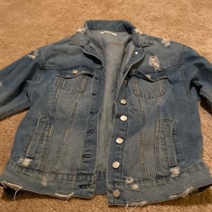 Ripped Jean jacket
